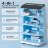 15000 BTU ポータブルエアコン、除湿器とファン付き 3in1 冷却ユニット リモートコントロールルーム 最大 400 平方フィート 3