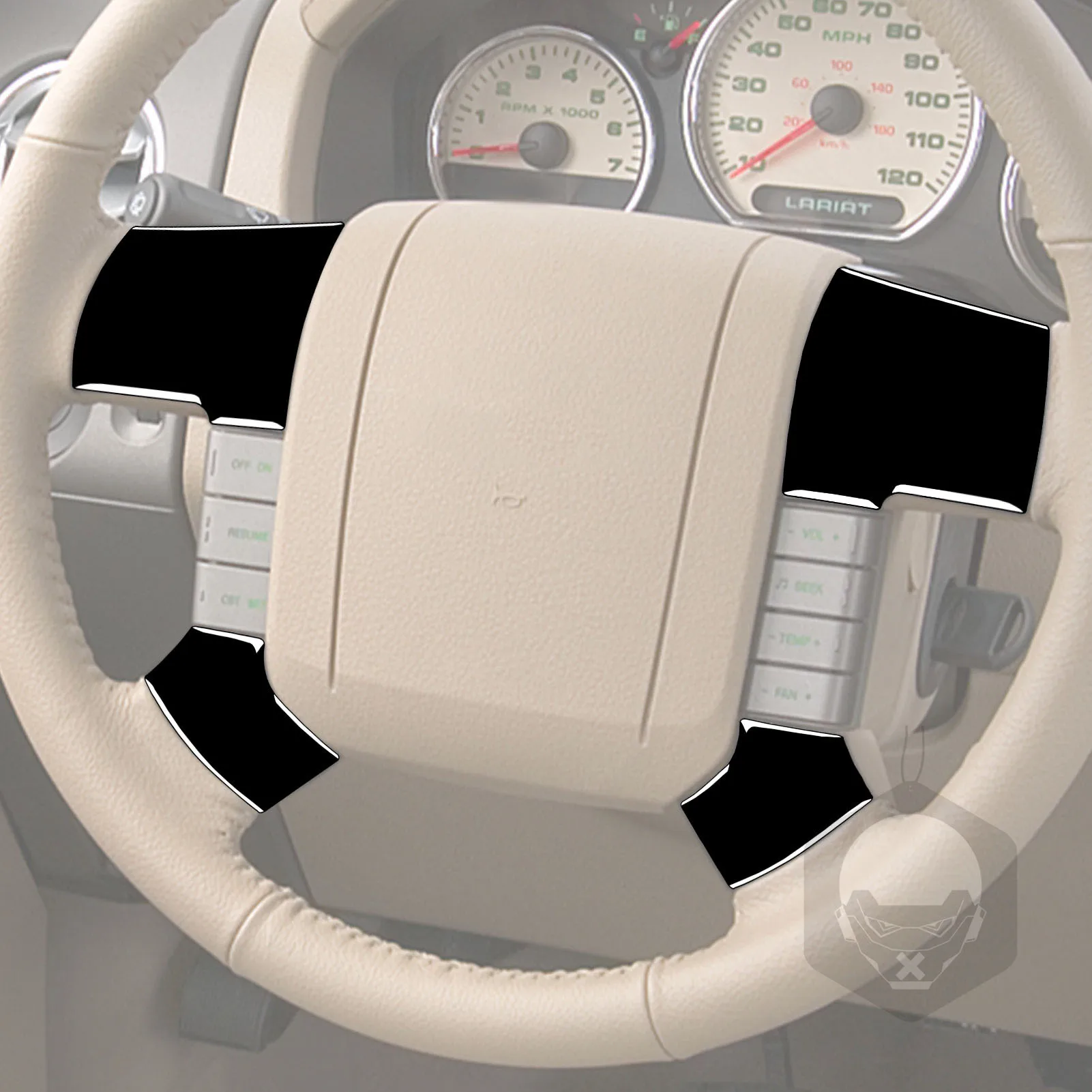 For Frod F150 2004 2005 2006 2007 2008 Trim Panel Cover Tuning Soft Piano Black Sticker Car Interior Accessories