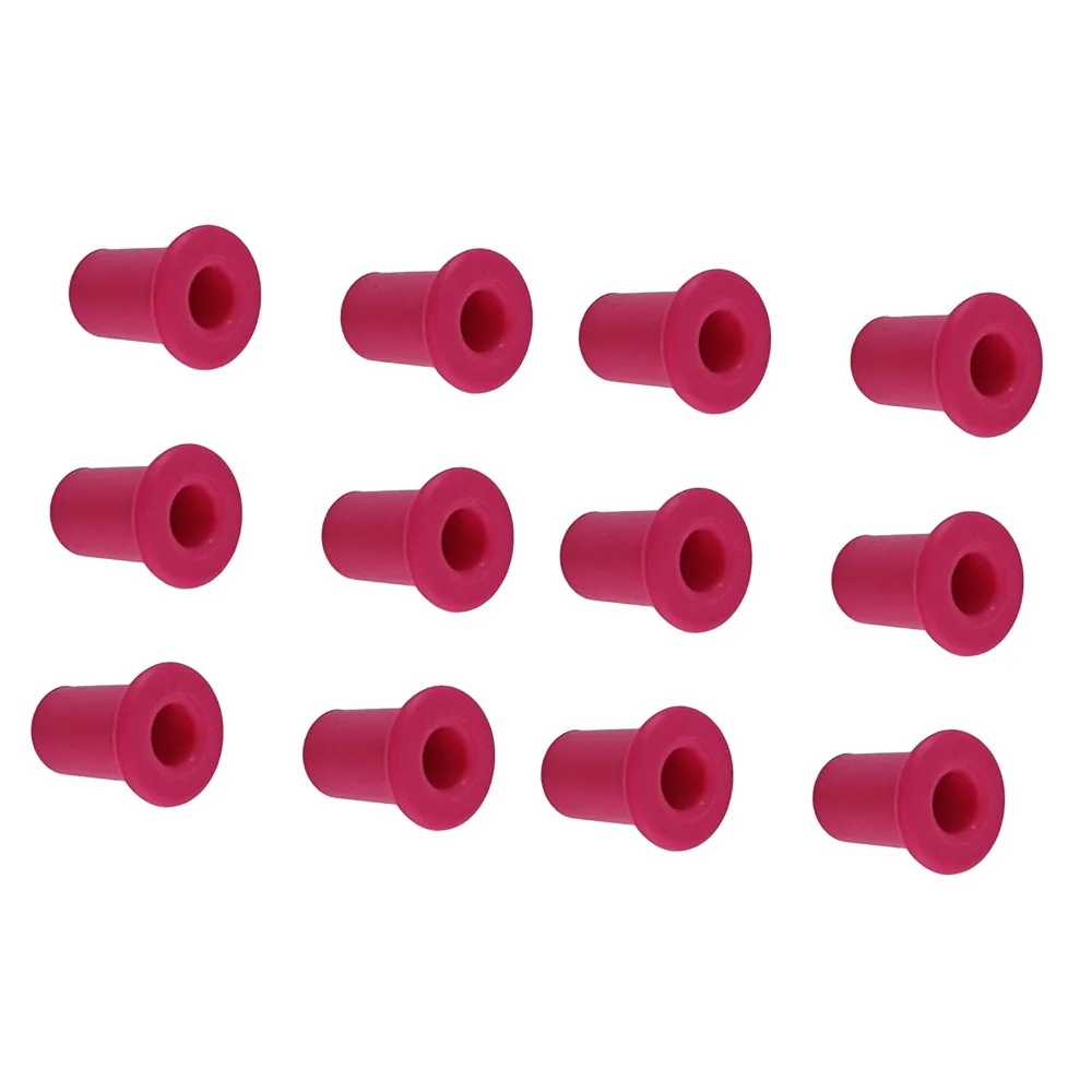 12PCS Reusable Cake Corer Silicone Digging Holes Tool Pastry Corer Circular Plugs Plunger Cutter Baking Tool Filling Jam