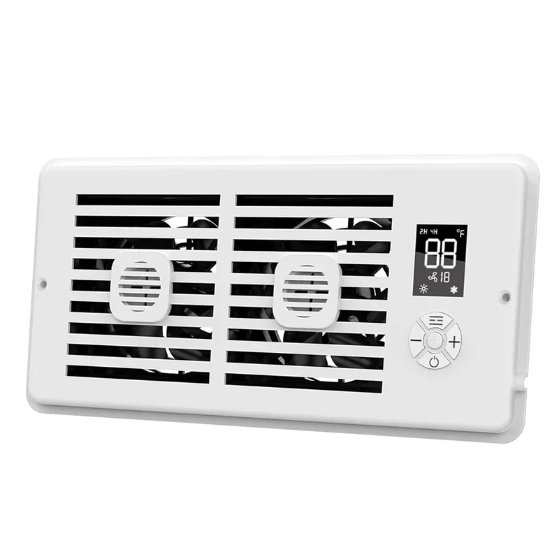 ABBK-усилительный вентилятор 4X10 дюймов, умный вентилятор с подогревом, охлаждающим вентилятором, дистанционное управление, термостат, управление для офиса, дома, вилка стандарта США