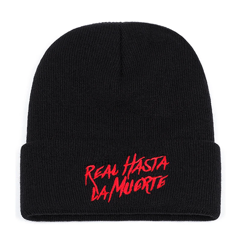 2025 جديد عصري الإبداعية محبوك قبعة التحدي الحقيقي المطرزة قبعة فول في الهواء الطلق الترفيه بلا حدود قبعة يندبروف قبعة تدفئة