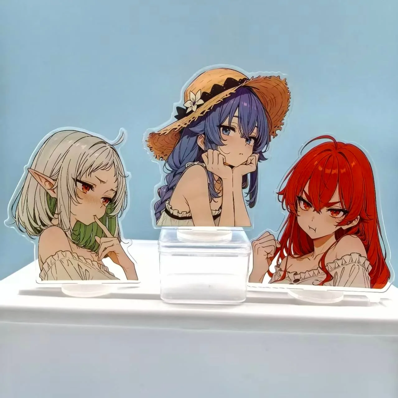 Mushoku Tensei Jobless Reincarnation Acrylic Stand Figure Roxy Eris Sylphiette Anime Model Desktop Decor Collectible Gift