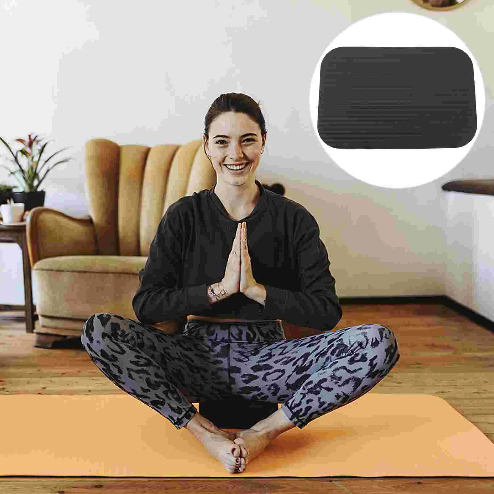 Kneeling Mat Work Yoga Bolsters Brace for Sports Nbr Knees Support Pad