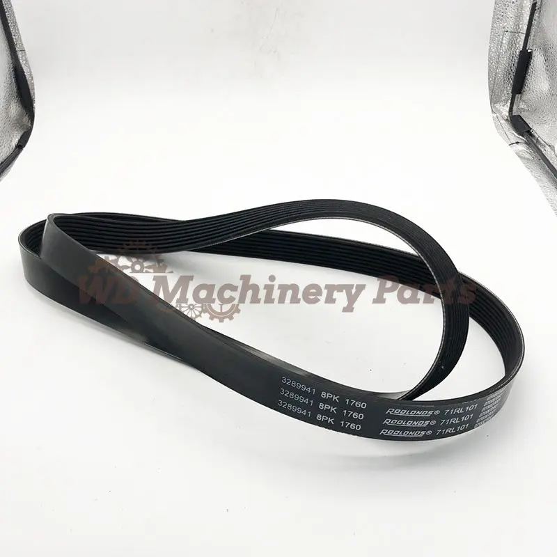 V Ribbed Belt 3289257 3926856 3289941 3955170 8PK1760 Compatible With Cummins Engine 6BT QSB 5.9 QSM11 QSX15 NTA855 KTA19