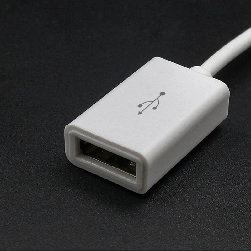 3.5mm Male AUX Stereo Plugs Port to USB Female Converter Cable Cord