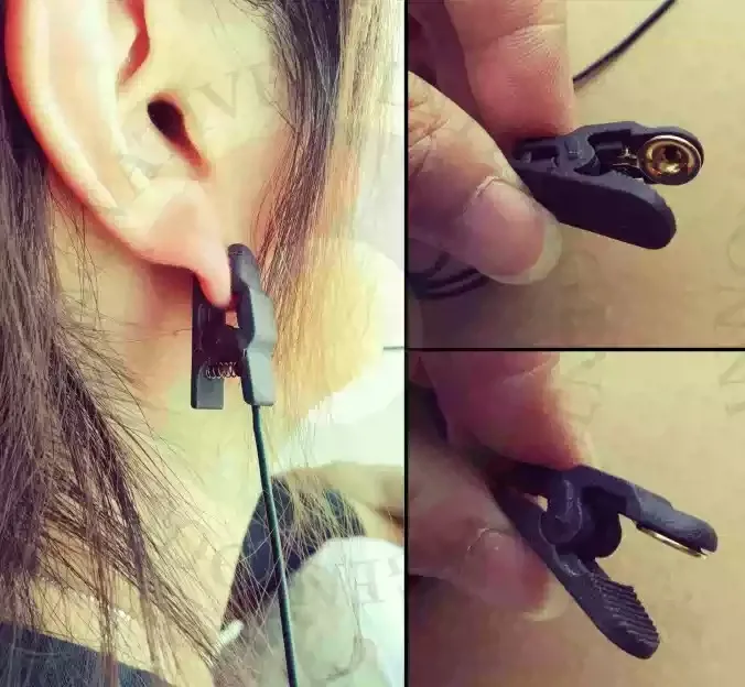 EEG Ear Clip Electrodes for OpenBCI/TGAM/NeuroSky Gold Plated Ear Clip Electrodes
