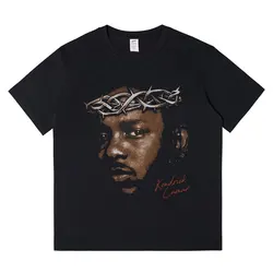 Rapper Kendrick Lamar T Shirt Mr Morale & The Big Steppers Graphic Print T Shirts Men's Hip Hop Vintage Cozy Tee Shirt Oversized