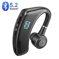 Bluetooth 5.2 Earphone Wireless Ear Hook Headset LED Display HiFi Stereo Headphones Waterproof Earbuds for Xiaomi Huawei iPhone