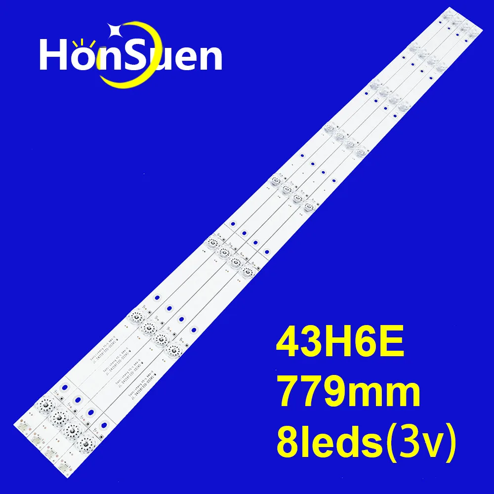 10set NEW LED backlight strip for Hisense 43h6e 43r6e 43fx500c JL.D42581330-003AS-M