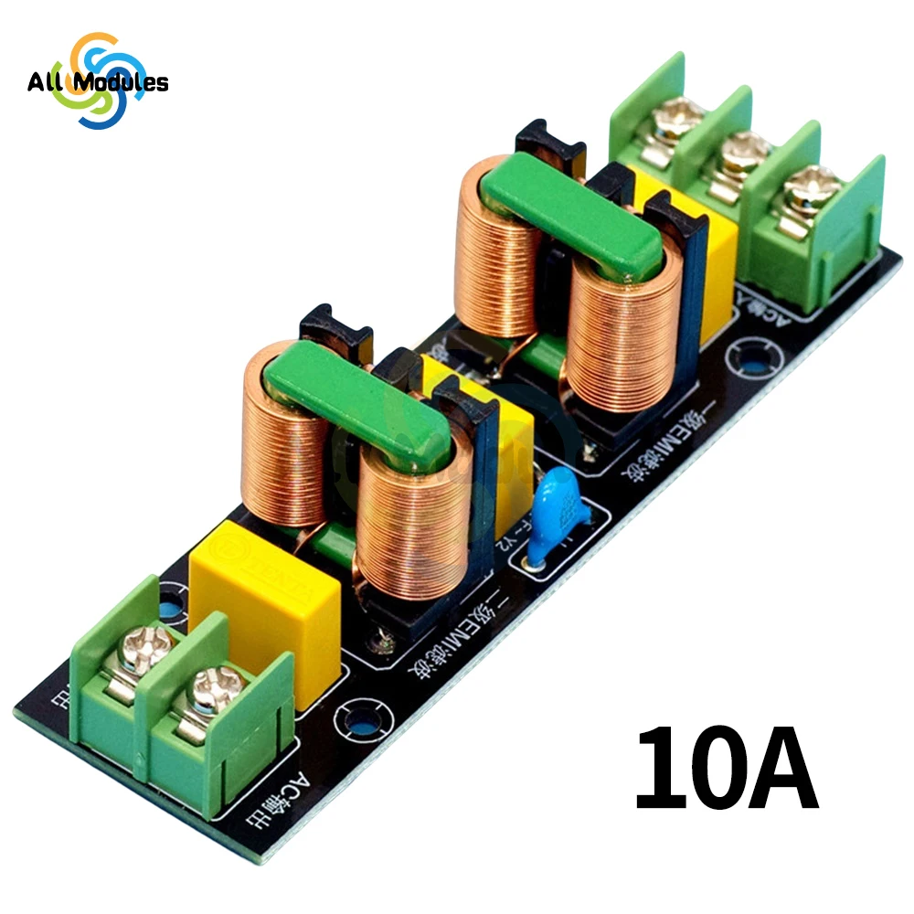 Scheda di filtraggio dell\'alimentatore filtro di alimentazione EMI scheda filtro passa-basso ad alta frequenza a due stadi 2A-18A