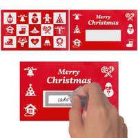 10/30 Pack Scratch Off Cards, DIY Custom Christmas Scratch Off Stickers, Your Own Game Tickets for Prizes Gift Scratch Cards