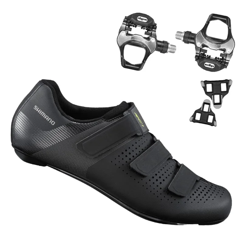 Shimano Sh-RT100 Speed Cycling Sneaker + Wellgo R096B Pedal