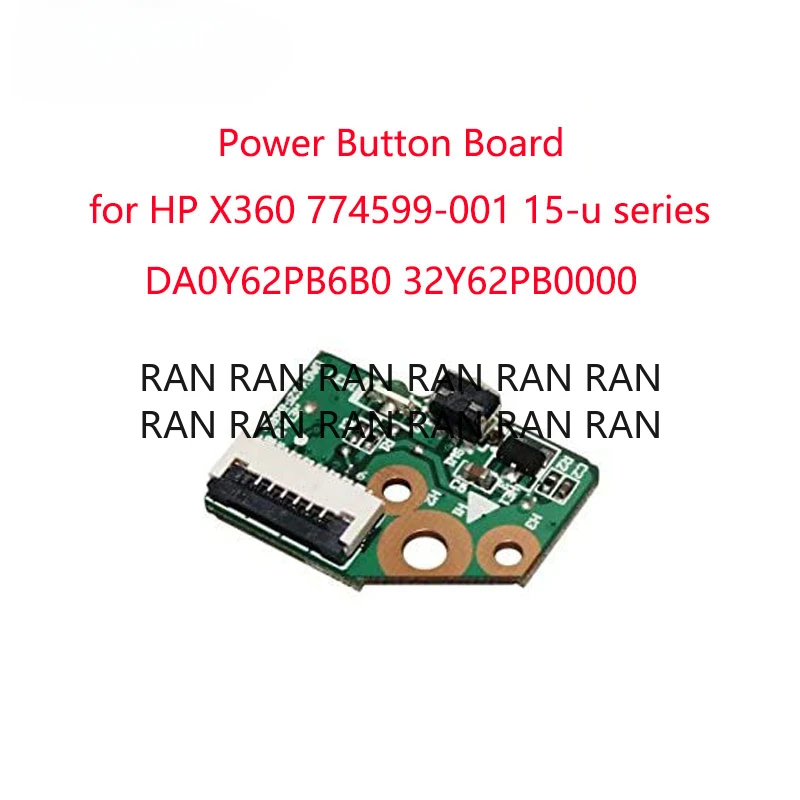 

A + новая замена платы кнопки питания для HP X360 774599-001 15-u series 15-u001xx 15-u002xx 15-u010dx DA0Y62PB6B0 32Y62PB0000