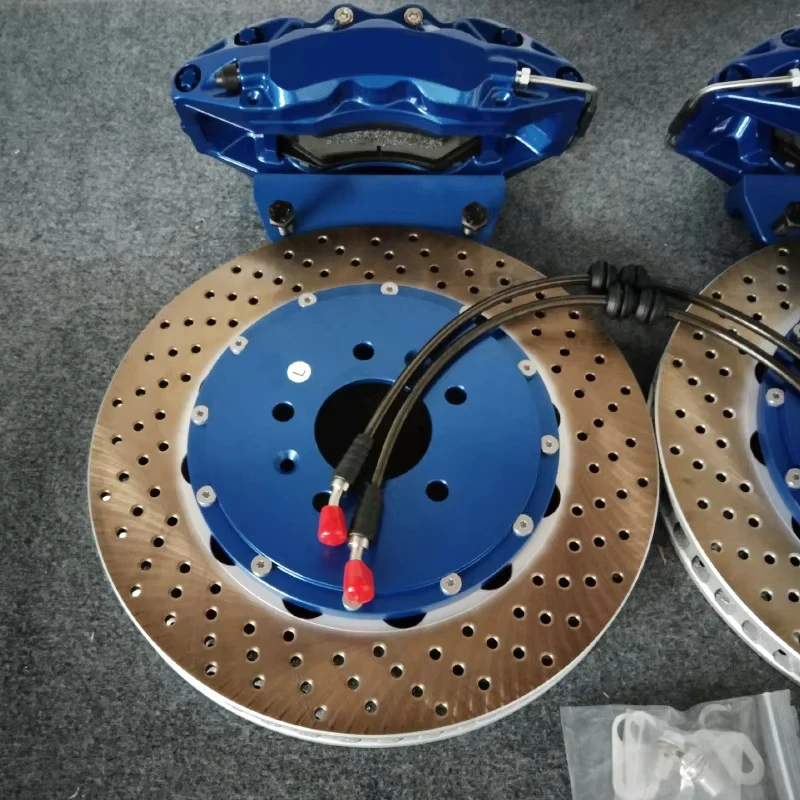 ICOOH Auto Part Blue Brake Kits Brake Caliper High Carbon Alloy Disc Brake Pads for bmw f46