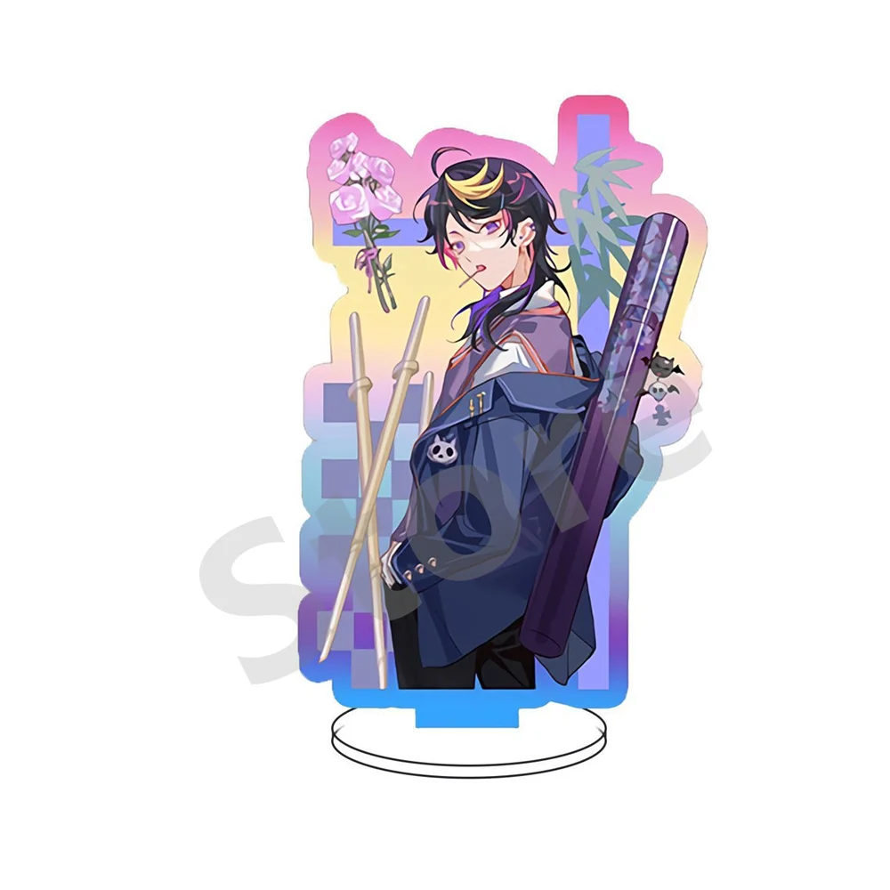 Anime Fans Nijisanji Rainbow Society Vtuber Figures Ren Zotto Aster Arcadia Cosplay Acrylic Stand Model Friend Gift 15cm