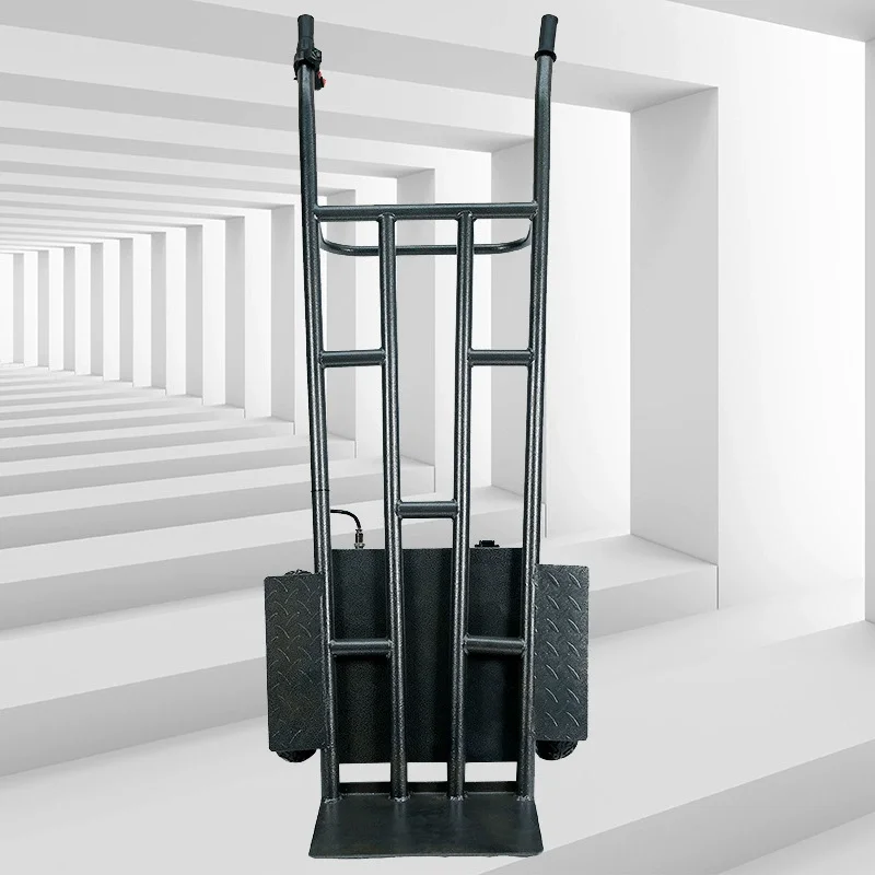 Two Wheel Hand Trolley Warehouse Transport Cart Logistics Moving Cargo Handling Utility Truck For Daily Goods Transportation