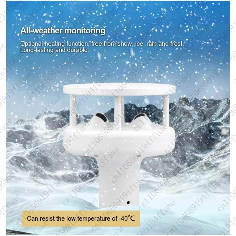 Sensore di velocità del vento Stazione meteorologica anemometro ad ultrasuoni professionale, durevole ed ecologica