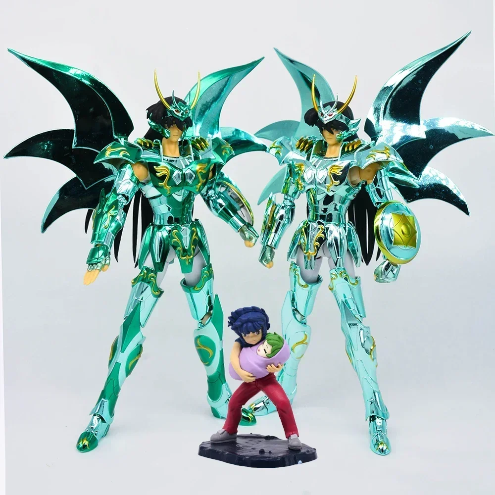 

В наличии MST Saint Seiya Myth Cloth EX/EXM Dragon Shiryu God V4 с Ikki Baby Shun "Рыцари зодиака" ПВХ экшн-Фигурки игрушки