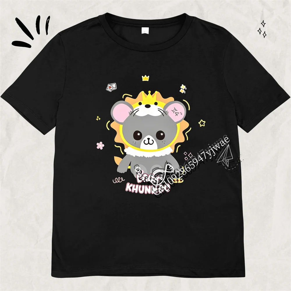 PondPuwin FourthEmini BrightWin Paar-Maskottchen Grafik Kurzarm Hochwertiges Streetwear-Oberteil Fans T-Shirt Sommer Herren Damen T-Shirt – Detail 6