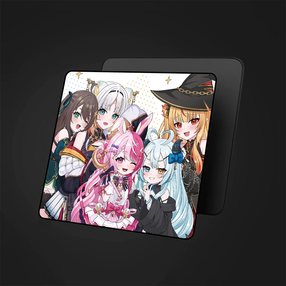 Anime Mousepad 45*40cm Office Desk Mat Cute Non-Slip Mouse Pad Balance High Elastic Non-slip Bottom Mouse Mat Kawaii Table Mat