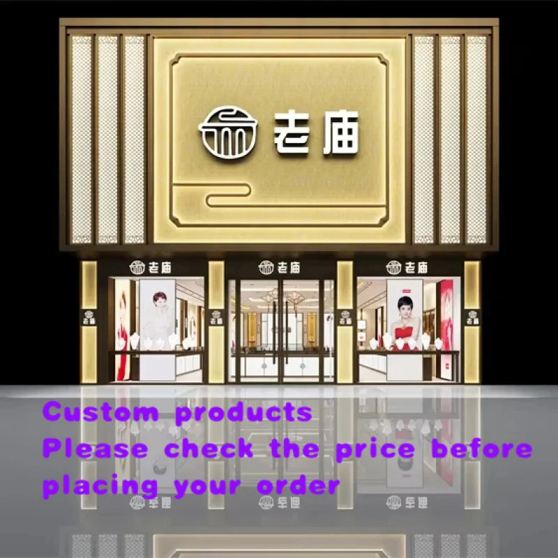 

custom.Factory Direct Luxury Modern Jewellery Showcase Contemporary Design Shop Counter Display LED Light Limited Sale