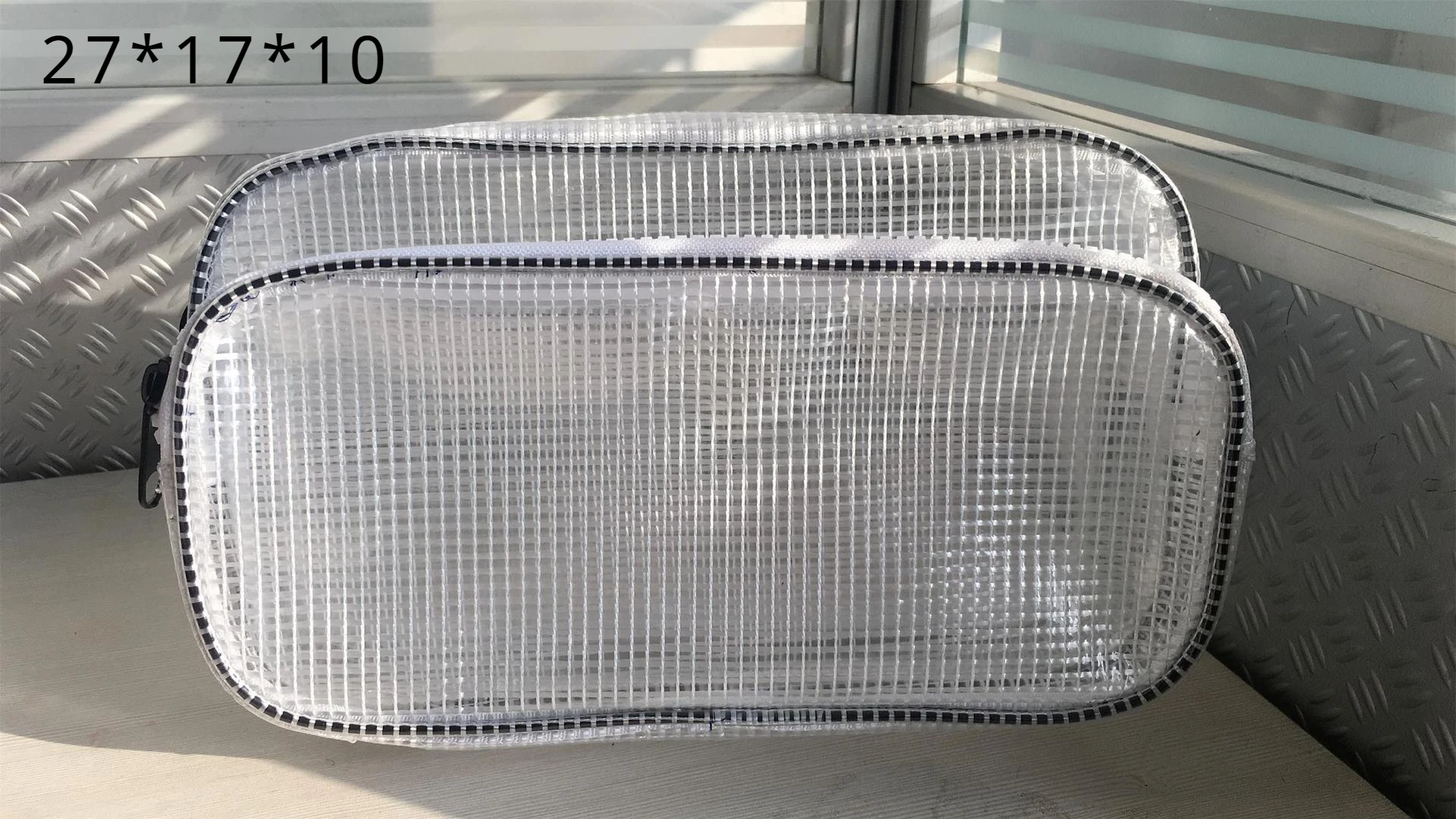 

27 * 17 * 10 mesh Korean version anti-static PVC dust-free waist bag Anti static dust free bag