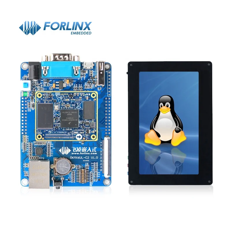 Low Cost i.MX6UL Linux Yocto Development Board with 7'' Resistive LCD