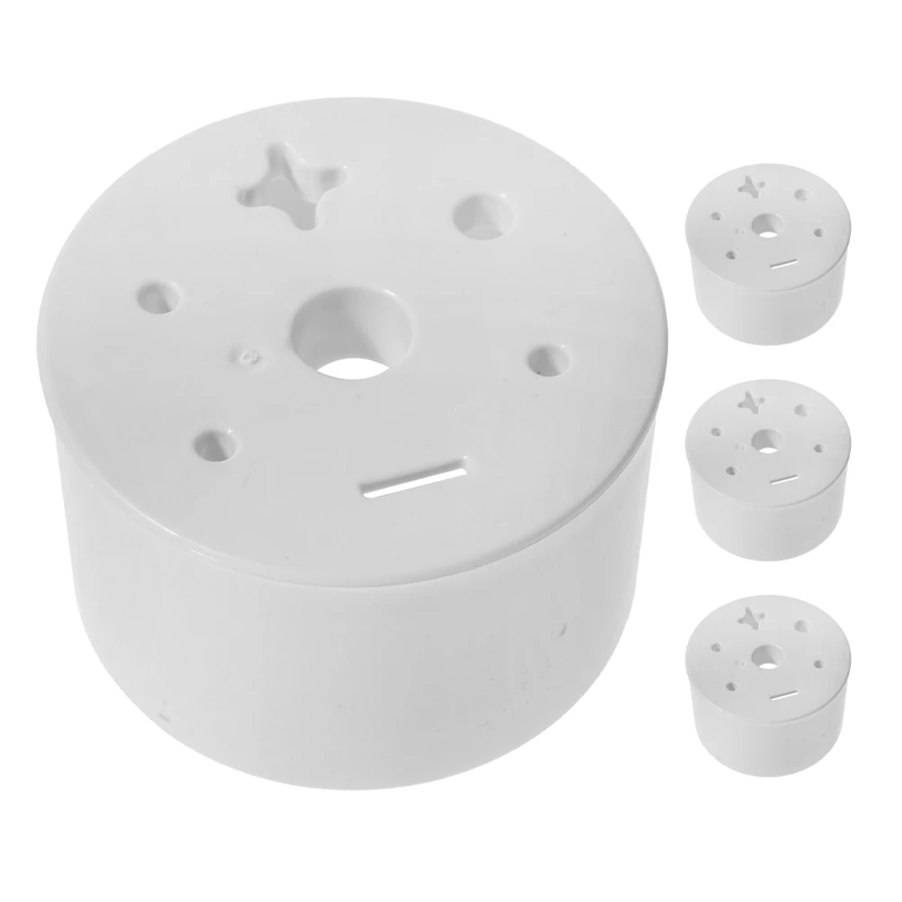 

4pcs Grave Flower Vase Inserts 7 Holes Cemetery Floral Arrangement Stand Reusable Wedding Decor Jar Flower Bracket for Grave