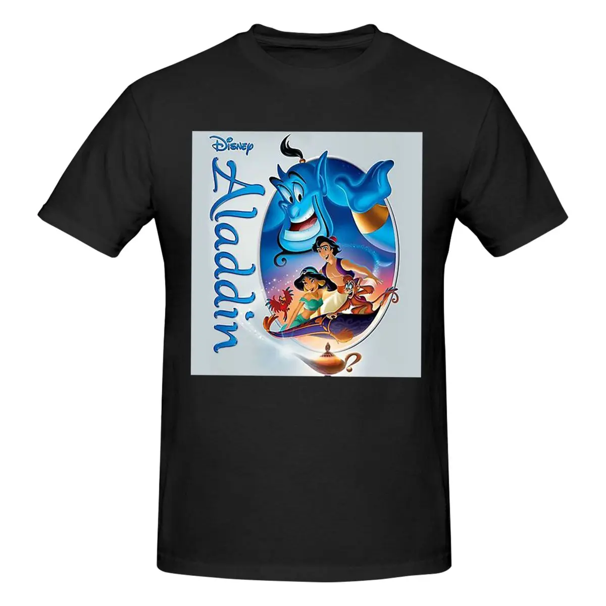 Aladdin T-Shirt for Men Cotton Oversized T Shirts Men's Tees Short O-Neck Summer Clothes Tops S-6XL