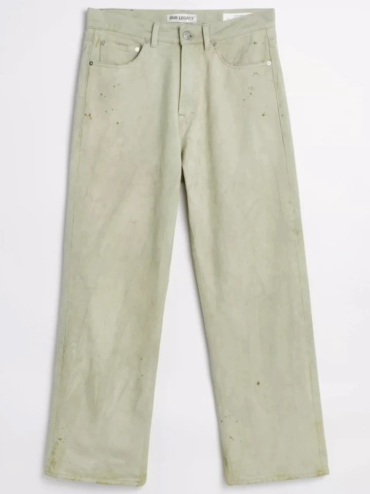 

Высокое качество Our Legacy, повседневные модные джинсы для мужчин и женщин, удобные винтажные брюки, мужские брюки