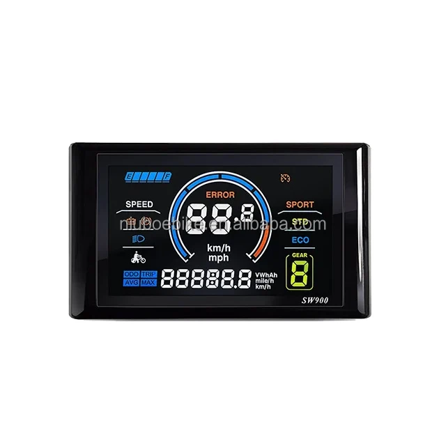 أرخص 48 فولت/72 فولت 45A موجة جيبية وضع مزدوج Ebike دراجة تحكم مع شاشة SW900/UKC1 OMD لمحرك Ebike بدون فرش 2000 واط