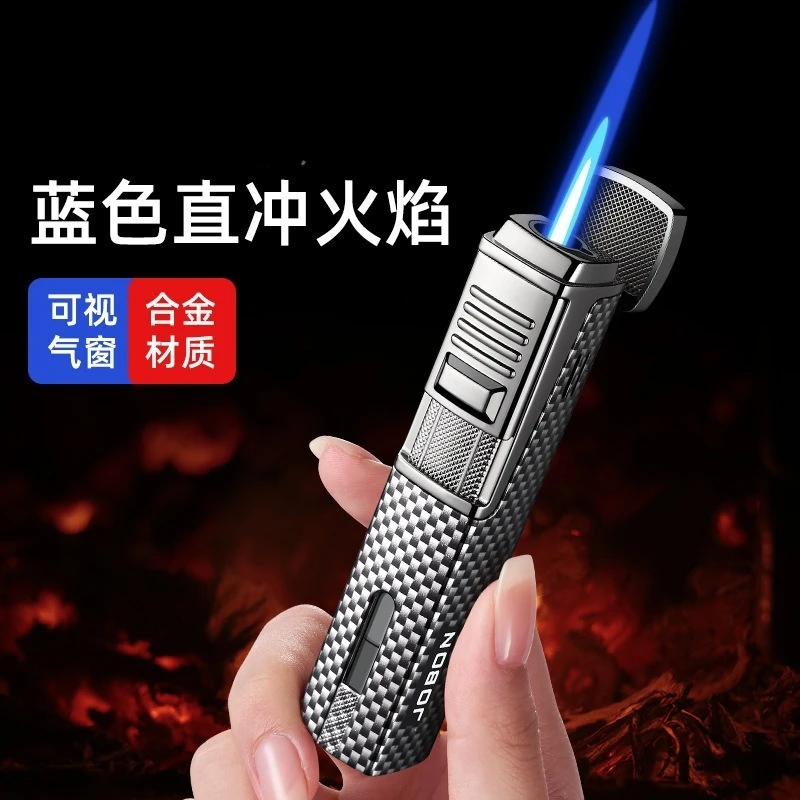 Single Fire Windproof Personality, Compact and Lighter Lighter, Can Be Refilled with Gas, Cigar-specific Igniter for Boyfriend