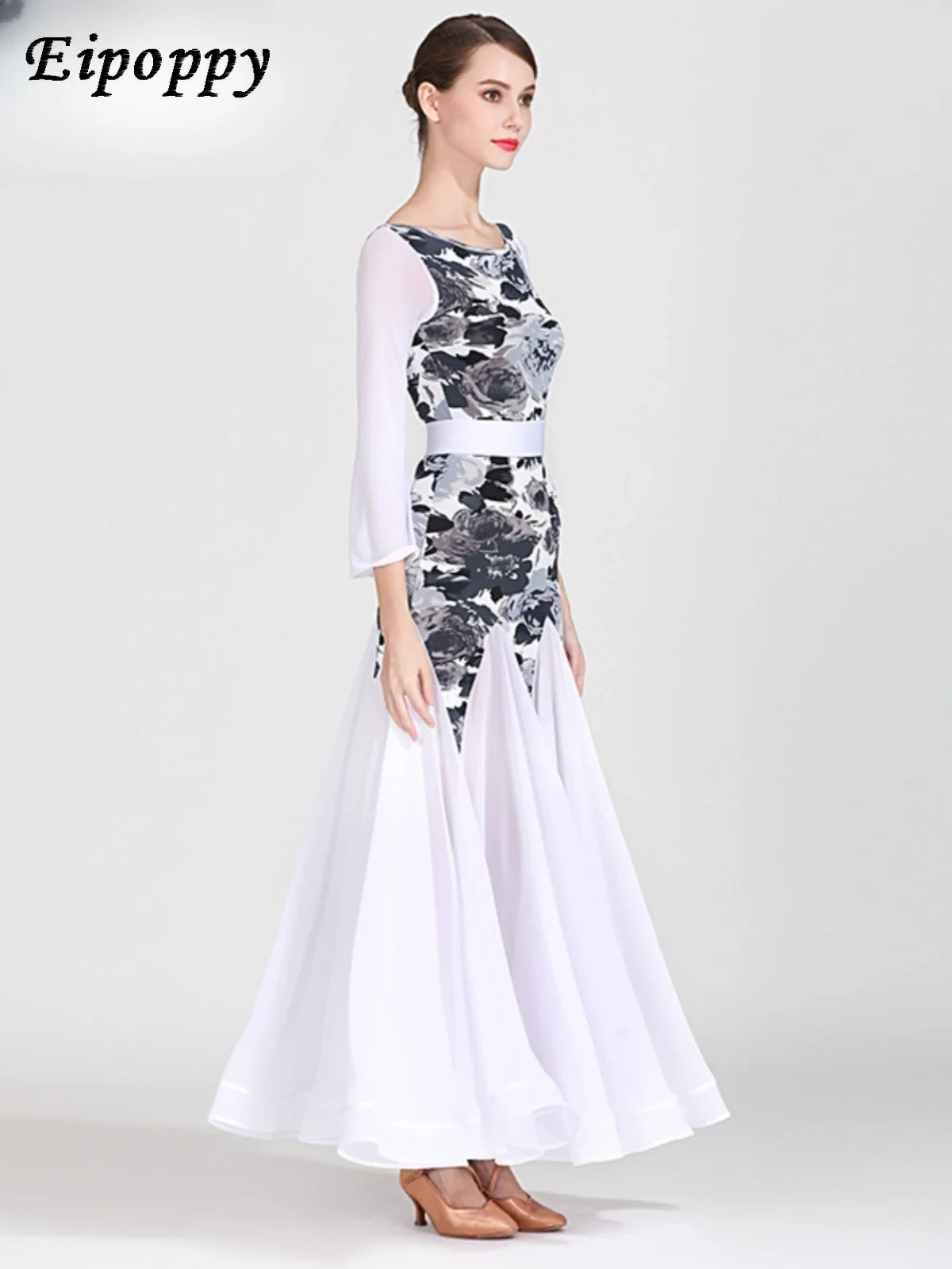 Langarm Tinte Malerei Erwachsenen modernen Tanz kleid moderne Tanz kleidung und Kleid