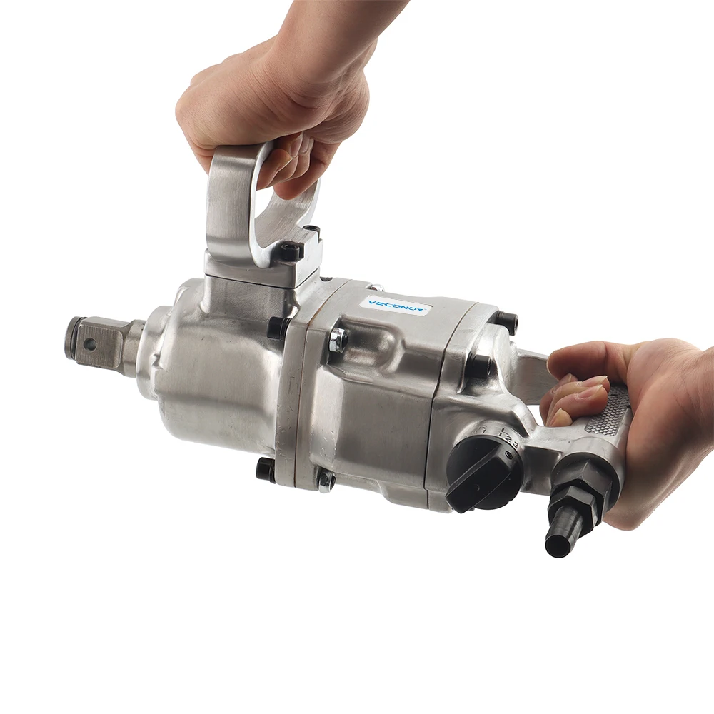 Pneumatic Impact Wrench 2400N.m with Assist Handle Strengthened for Tire Screw Loosing