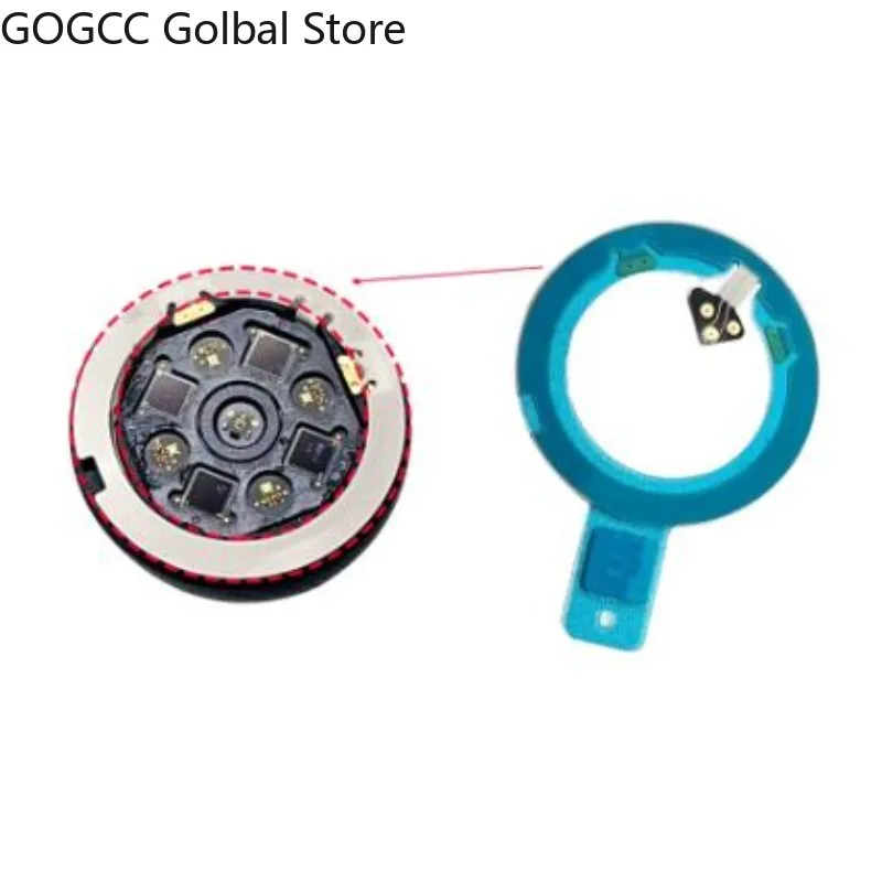 For Apple Watch Series 11 10 9 8 Ultra SE 1 2 3 ECG Sensor Heart Sponge Ring Sensing Coil Flex Cable Replacement Parts