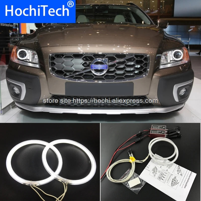

Для Volvo XC70 2008 2011 2012 2014 HochiTech Ccfl комплект ангельских глаз белые 6000k Ccfl кольца фара