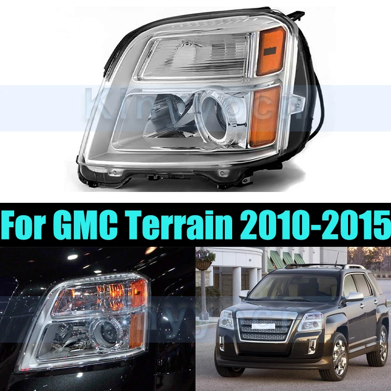

USA Version Front Bumper Headlight Headlamp For GMC Terrain 2010-2015 Head Light Head Lamp