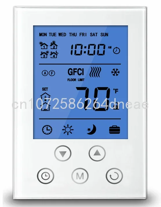 GM4 Programmable Thermostat, with Floor Sensor, Class A GFCI