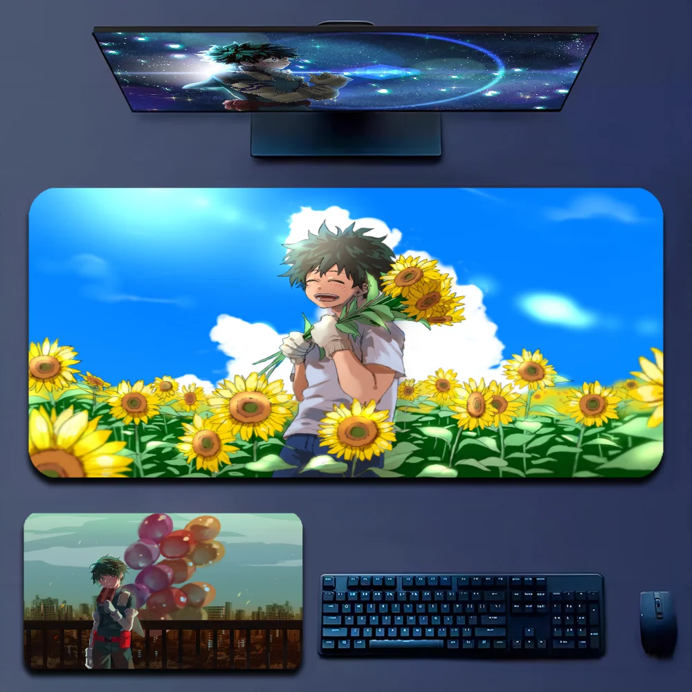 My Hero Academia Midoriya Izuku 90x40cm Big Keyboard Mat Table Mat Students Gamer Desktop Mousepad Gaming Mouse Pad Desktop Mat