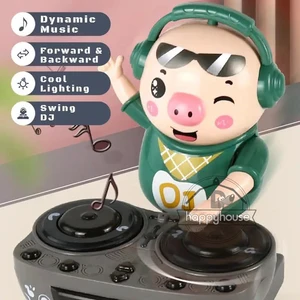Điện tử DJ Luz Music Dance Pig To Đồ chơi Đồ chơi Đồ chơi Cân bằng Dễ thương Đồ chơi heo con với âm nhạc LED Đồ chơi nhạc cho trẻ em 10 Bán hàng chính Pin Rockstar - №8