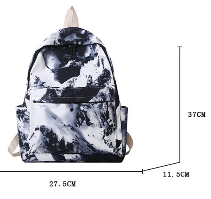 Zaino personalizzato Tie Dye per ragazze universitarie, studenti delle scuole superiori e Junior, zaino per viaggi, borsa per Computer