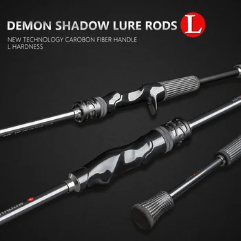 Magic Spinning Fishing Rod 1.68M 1.8M 1.98M 2.1M Moderate Fast Action Fishing Rod Lure 2-10g Line 2-10lb Light Casting Rod