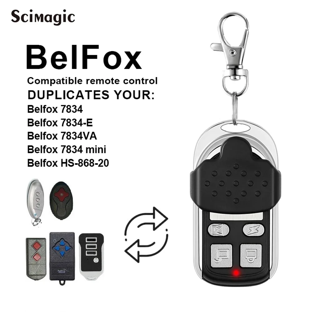 

For BelFox 7834 7834-E 7834VA 7834-mini HS-868-20 868MHz Garage Door Remote Control BelFox 868 Hand Transmitter