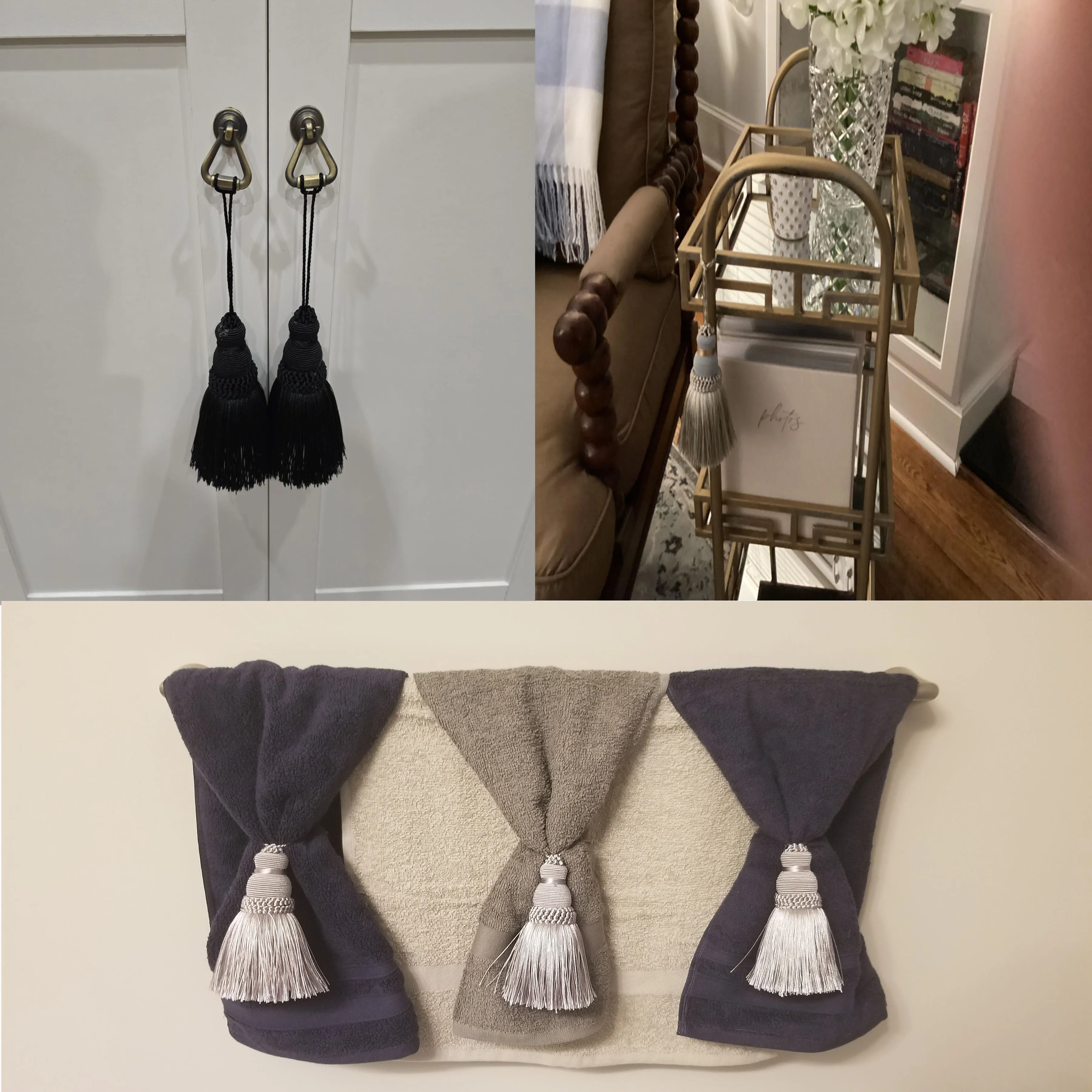 1Pc Home Decor Hanging Rope Silk Tassel Fringe  Tassel Trim Garment Decoration Key Tassels for DIY Embellish Curtain Accessories