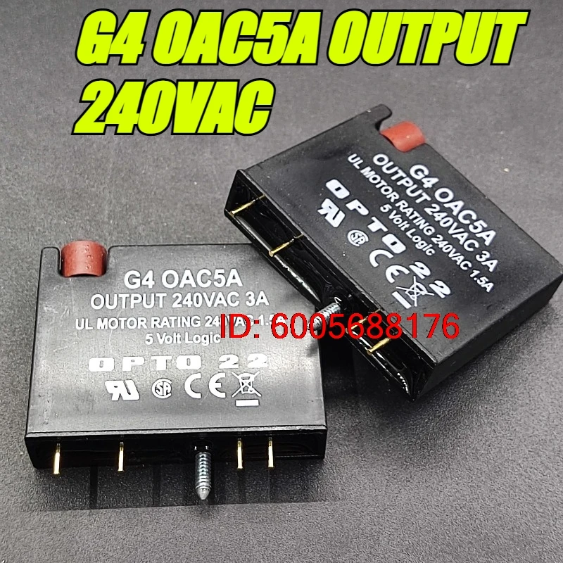 （Brand New）5pcs/lot 100% original genuine relay:G4 OAC5A OPTO22 G4 OAC5A OUTPUT 240VAC 3A 4pins