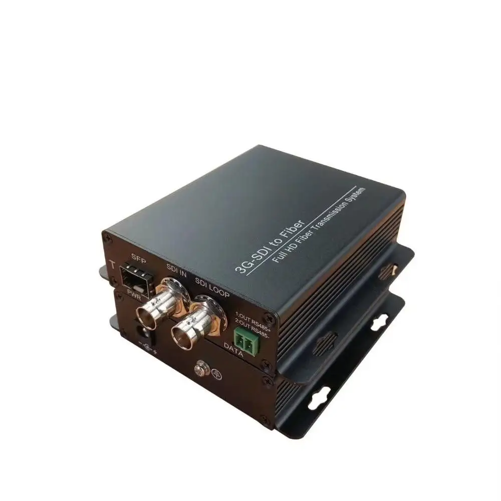 HD/3G-SDI Fiber Converter 20km LC Broadcasting Fiber Optic Transmission System