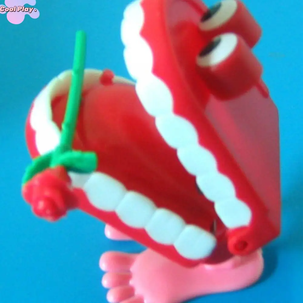 

Gifts Plastic Babbling Denture Chattering Funny Walking Teeth Shape Teeth Rose Wind Up Clockwork Toy Clockwork Toy