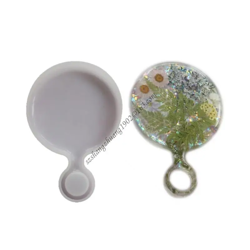 

Q6RB Flexible Silicone Mold For Resin Crafts Decorative Trays Jewelry Displays Plate Mould Dishwasher Safe Creative Art Tool