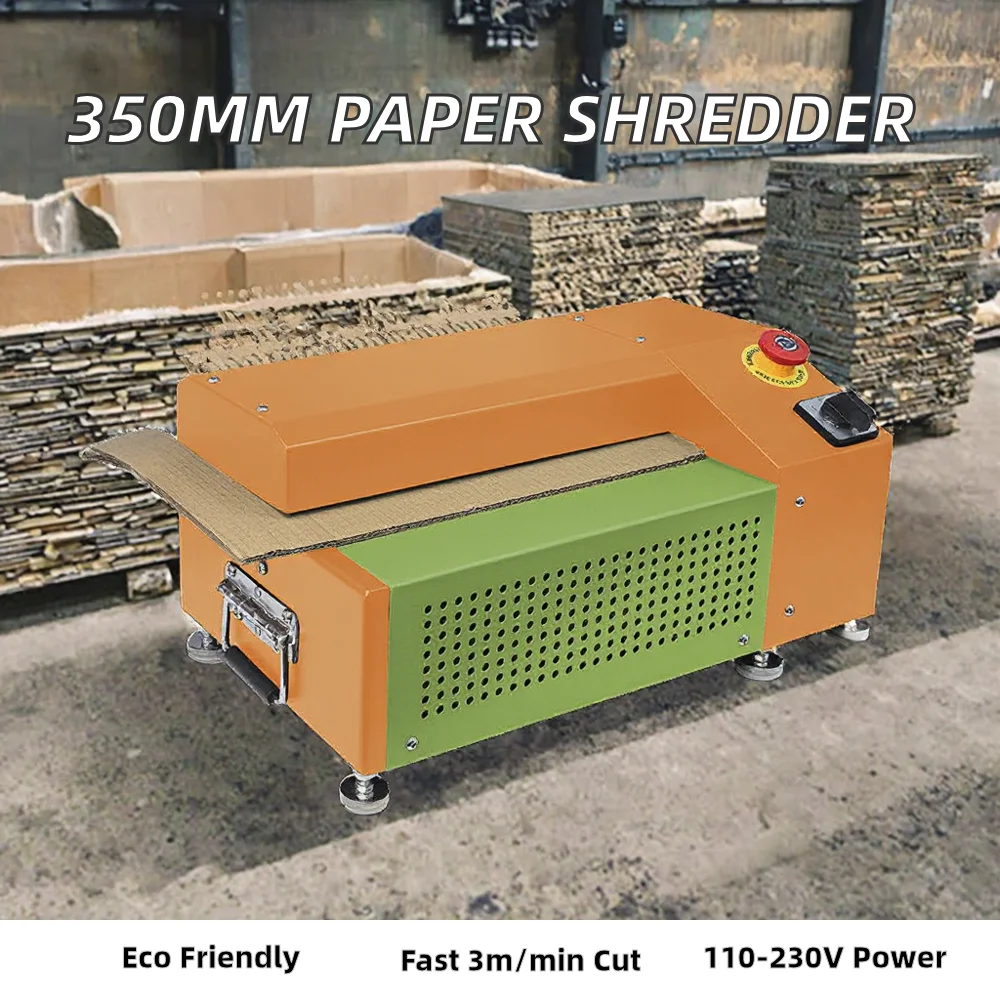 Factory Direct Heavy Cardboard Cushion Making Machine, 350mm Expanding Cardboard Machine for E-commerce Logistics