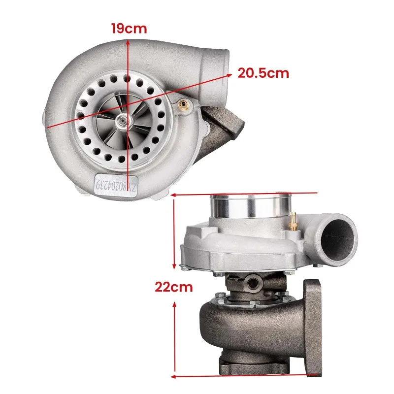 GT35 GT3582 T3 Flange Turbocharger Turbine AR.70/63 Anti-Surge Compressor Turbolader Turbo